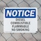 Signmission Diesel Combustible Flammable No Smoking OSHA Notice Sign, Plastic, 14in W x 10in L, 2PK OS-2PACK-NS-P-1014-L-10988 - alternate 2